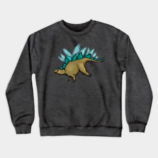 Stegosaurus With Insect Wings Crewneck Sweatshirt